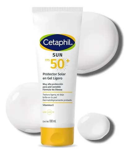 Cetaphil Sun FPS 50+ Protector Solar Gel Ligero Piel Sensible Mixta 100 ml