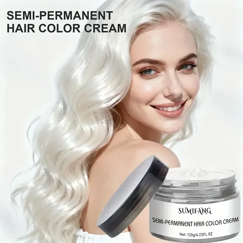 Tinte Semipermanente Blanco Suave Para Todo Tipo De Cabello