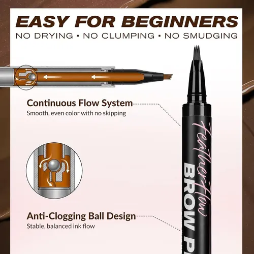 Lashview Lápiz Microblading Cejas Dark Brown 2 Pack