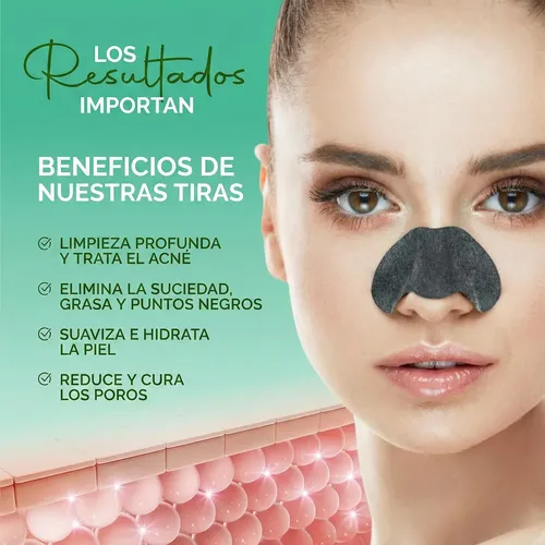 10 Banditas Tiras Limpieza Removedoras Puntos Negros