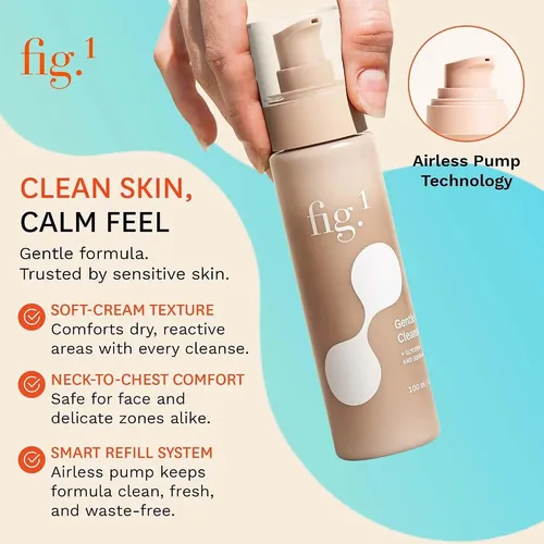 Fig.1 Limpiador Facial Hidratante Para Piel Sensible 3.4 Oz