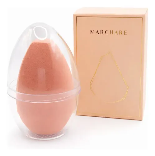 Esponja Gota Blender Para Maquillaje Con Estuche Marrón Claro 1 Mediana