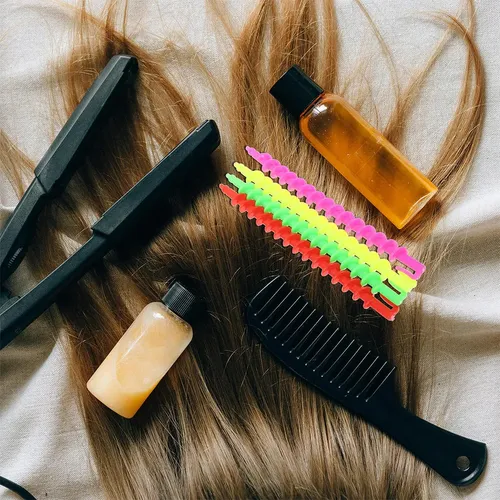 52 Varillas De Plástico En Espiral Para El Pelo, Peluquería,