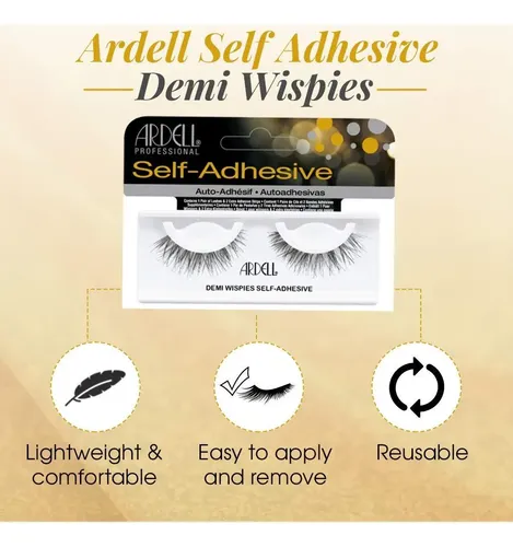 Pestañas Postizas Ardell Demi Wispies Autoadhesivas 4 Pares