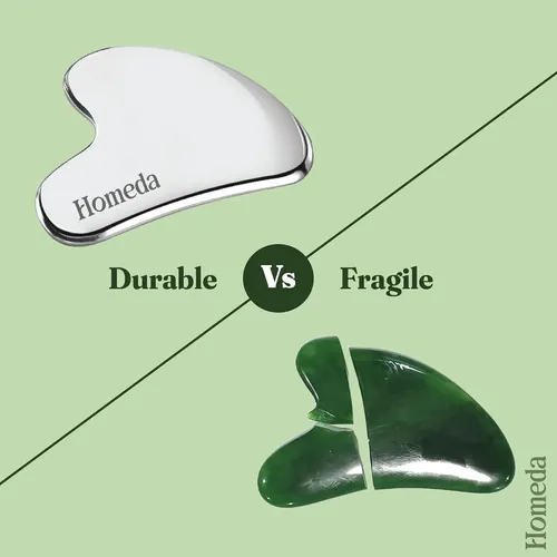 Herramienta Gua Sha Metal Para Masaje Facial Y Drenaje