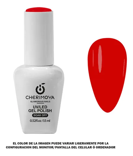 Esmalte Semipermanente De 15ml Marca Cherimoya Uv/led Anmat