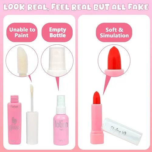 Kit De Maquillaje De Fantasía Lovinkiki Para Niñas Pink