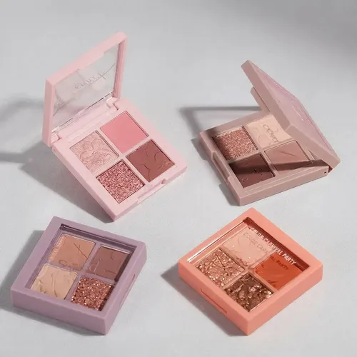 Sakura Novo Paleta 4 Sombras Para Ojos Matte Shimmer
