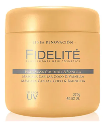 Kit 12 Máscaras Fidelité Coco- Keratina- Ácida-almendra 270g