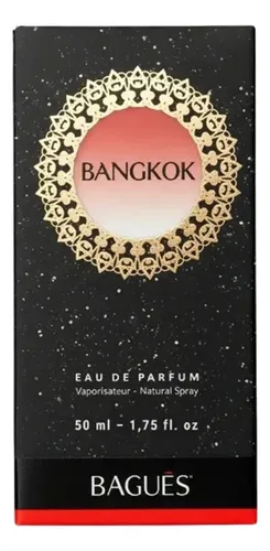 Perfume Oriental Bagués Bangkok Para Mujer 50ml Spray Vegano