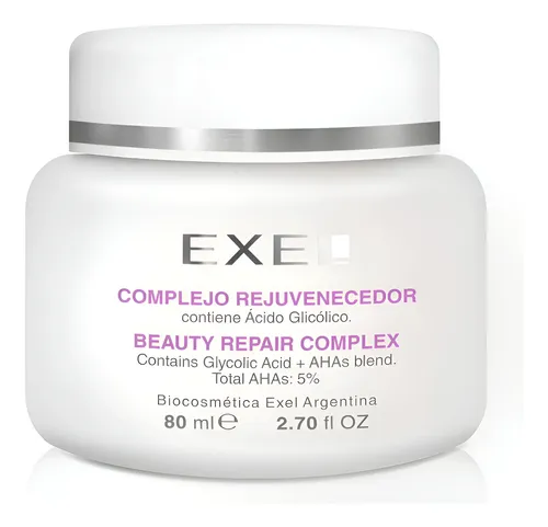 Crema Facial Complejo Rejuvenecedor Ac Glicolico Exel 80ml