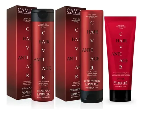 Kit Teñidos Fidelite Shampoo + Acondicionador + Crema Peinar