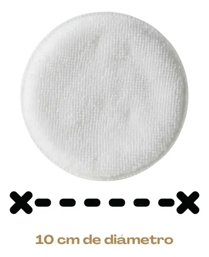 Pad Desmaquillante Facial Toalla Microfibra Lavable X20 Gris