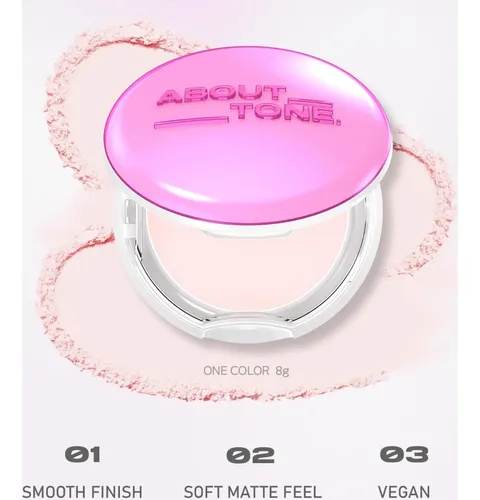 Polvera Glow Tone Con Espejo Glow Powder Pact