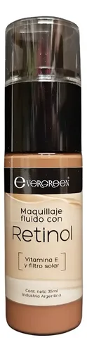 Evergreen Base De Maquillaje Fluido Con Retinol Tono N°03