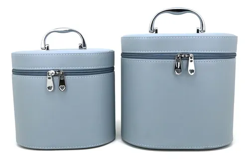 X 2 Organizador Accesorios Cofre Bijou Maquillaje Viaje Color Jean 17726