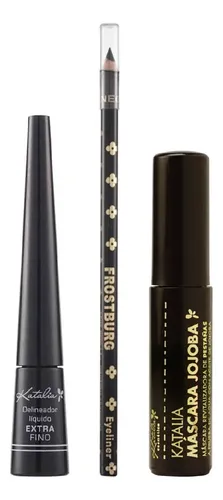 Kit Maquillaje Ojos Completo Negro Katalia
