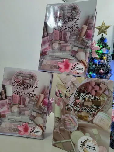 Calendario Adviento 24 Dias De Maquillaje Y Skin Care  Caja Libro Troquelado 24 Dias