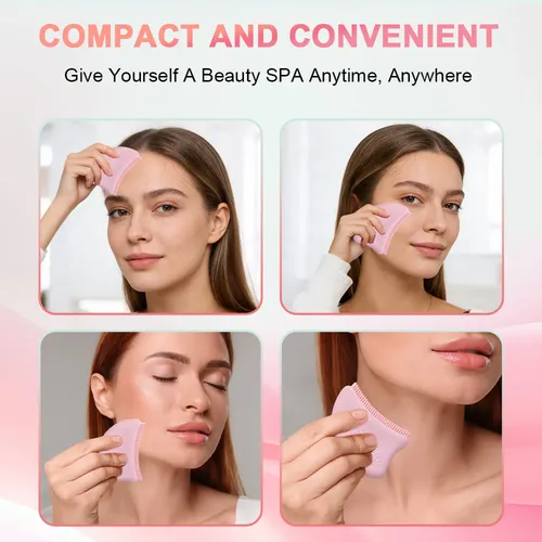 Cepillo Facial Contours Cepillo Facial Contorneador Para Mas Rosa