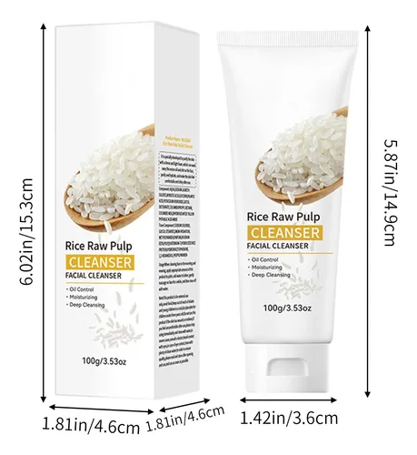Lavado Facial De Limpieza Profunda, Lavado Facial De Arroz C