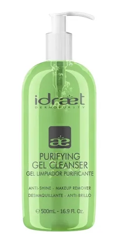 Gel Limpiador Purificante Idraet para piel grasa de 500mL
