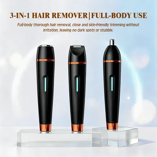 Depiladora Eléctrica 3 En 1 Unisex Cuerpo Entero