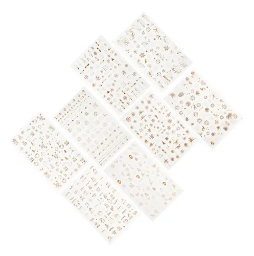 Pegatinas Para Uñas De Los Pies, Pegatinas Para Uñas, 8 Hoja