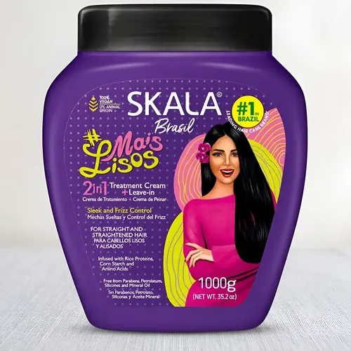 Skala Mais Lisos Tratamiento 2 En 1 Control Frizz 1000 Gr