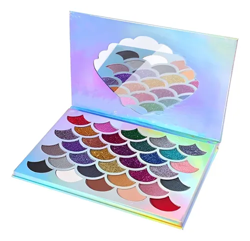 The Original Mermaid Glitter Palette By Cleof Cosmetics