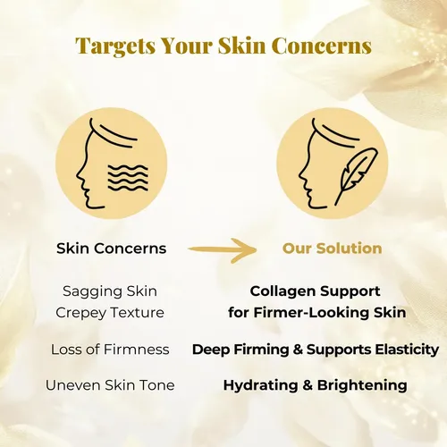 Bmbco Collagen Ceramide Cream With 24k Gold | Anti Aging