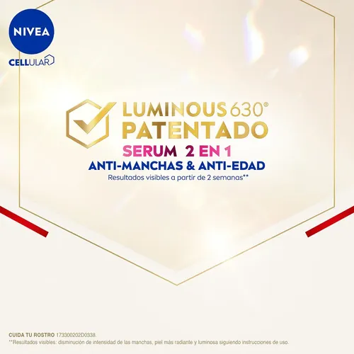 Serum Anti-manchas Nivea Luminous630 Anti-edad X 30 Ml