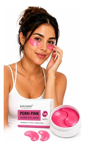 Parche Contorno Ojos Pdrn Rosa Kounish Original 60 Pcs