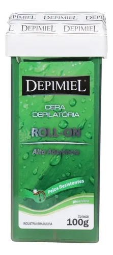 Kit 3 Cera Roll-on Recambio Depilatoria Alta Adherencia Depimiel