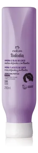 Crema Para Peinar Mora Y Óleo De Coco Tododia 280ml Natura