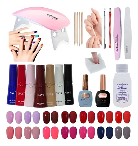 Kit Inicial X14u Cabina Led Uv 6w Gel Uñas Semipermanentes