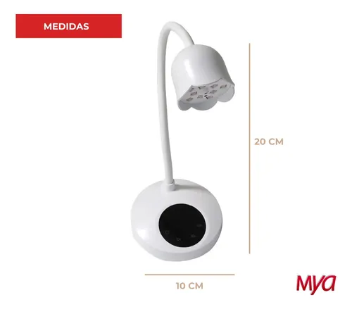 Cabina Para Uñas Flor 2 Uv Led 20w Paris Night Inalámbrica