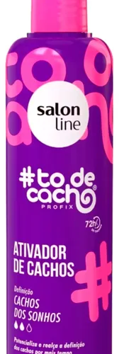 Salon Line Cachos Dos Sonhos Activador Rulos Definición 300g