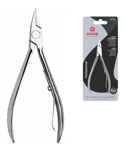 Alicate Uñas Recto Mundial Acero Inoxidable Cortauñas 776