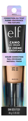 Cc Cream E.l.f. Camo, Corrector De Color, Luz De Cobertura T