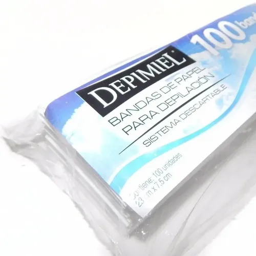 Kit Depilatorio Roll On + 6 Roll On Depimiel + 100 Bandas