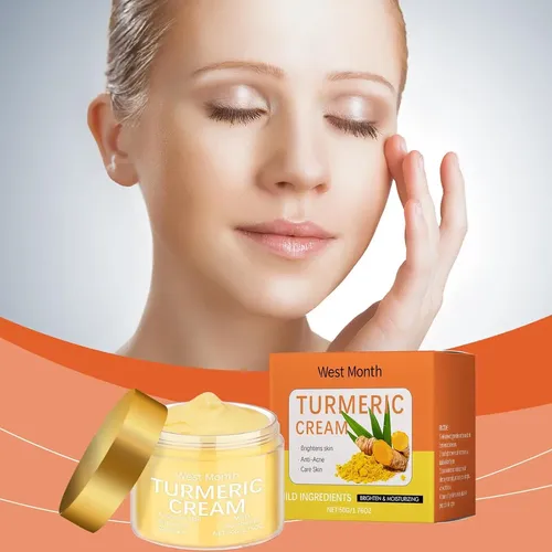 Crema Facial Hidratante Iluminadora Con Cúrcuma