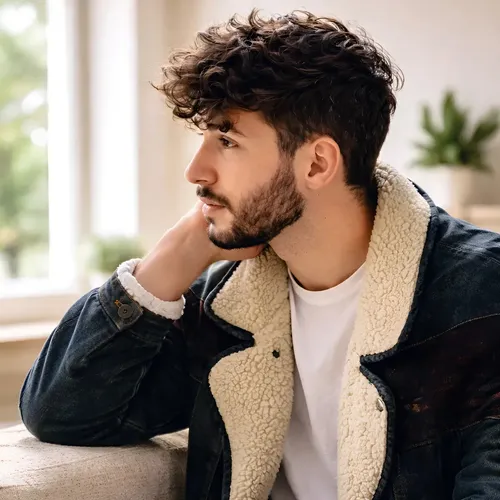 Kit Rizos Hombre con Espirulina Maxima una bomba proteica para que tu pelo crezca fuerte rulos definidos y relajados a la vez Shampoo Acondicionador 4FourAction y Spray, Producto Profesional LineUp