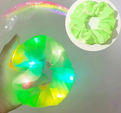 Set De 6 Cintas De Satén Con Luz Led Para El Pelo, Para Fies