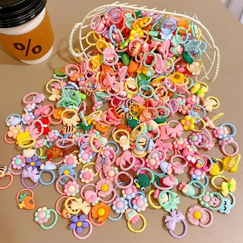 Corbatas Elásticas De Dibujos Animados Para Niñas