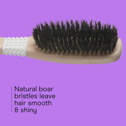 Cepillo De Pelo Conair Boar Bristle Para Mujer, Desenredante Rojo