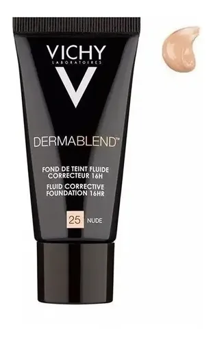 Base de maquiagem fluida Vichy Dermablend 30 ml – Tom 25 Nude