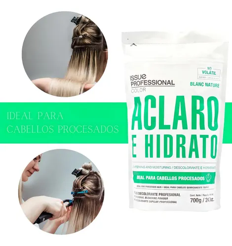 Polvo Decolorante Blanc Nature 700g Issue Professional