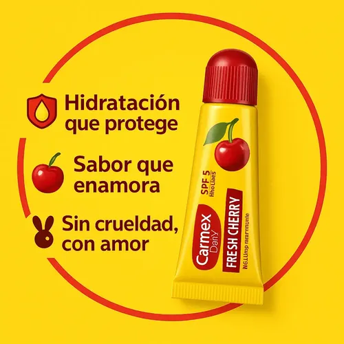 Carmex Bálsamo Labial Cherry Pack X3 Original Usa Frío