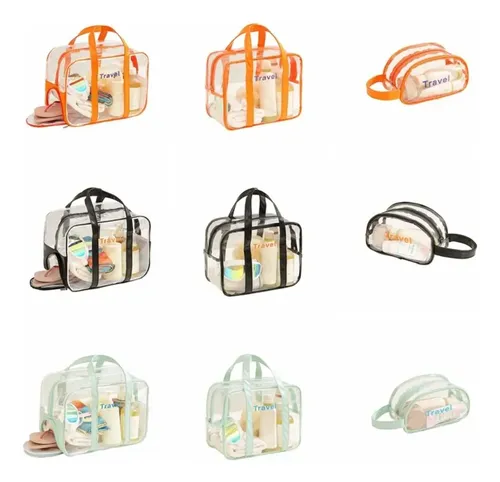 Neceser Transparente De Maquillaje Y Fitness Ligero