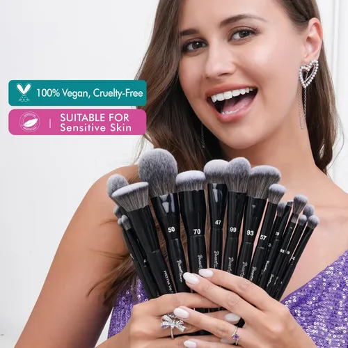 Bueart Design Set 19 Brochas Maquillaje Sintéticas